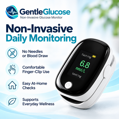 GentleGlucose™ Non-Invasive Finger Glucose Monitor