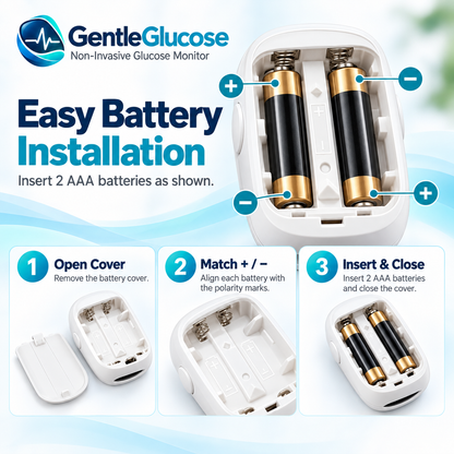 GentleGlucose™ Non-Invasive Finger Glucose Monitor